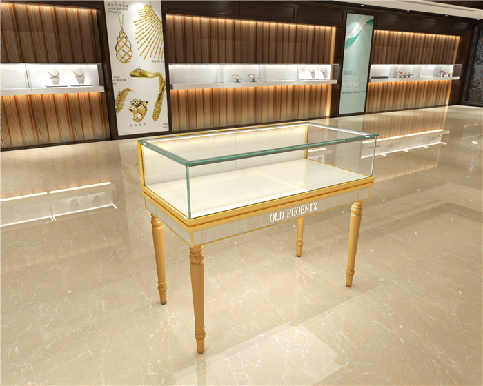 歐式玻璃展柜,歐式珠寶柜,復(fù)古珠寶展柜設(shè)計(jì)