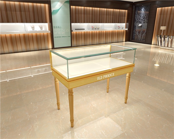 歐式珠寶柜,仿古珠寶展示柜,玻璃精品展示柜臺(tái)
