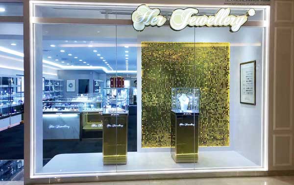 珠寶玉器展柜擺放方式，給顧客留下更好的感覺