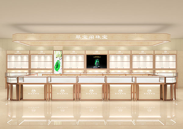 珠寶展示柜臺,專業(yè)珠寶展柜廠家,定制玻璃珠寶展示柜