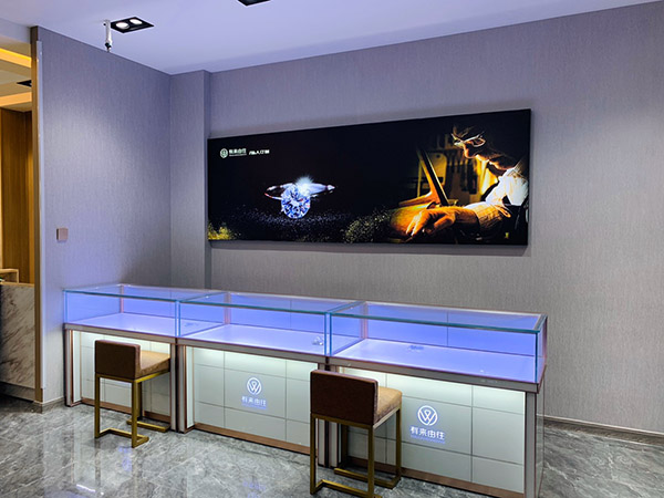 珠寶展示柜設(shè)計(jì),玻璃珠寶展示柜